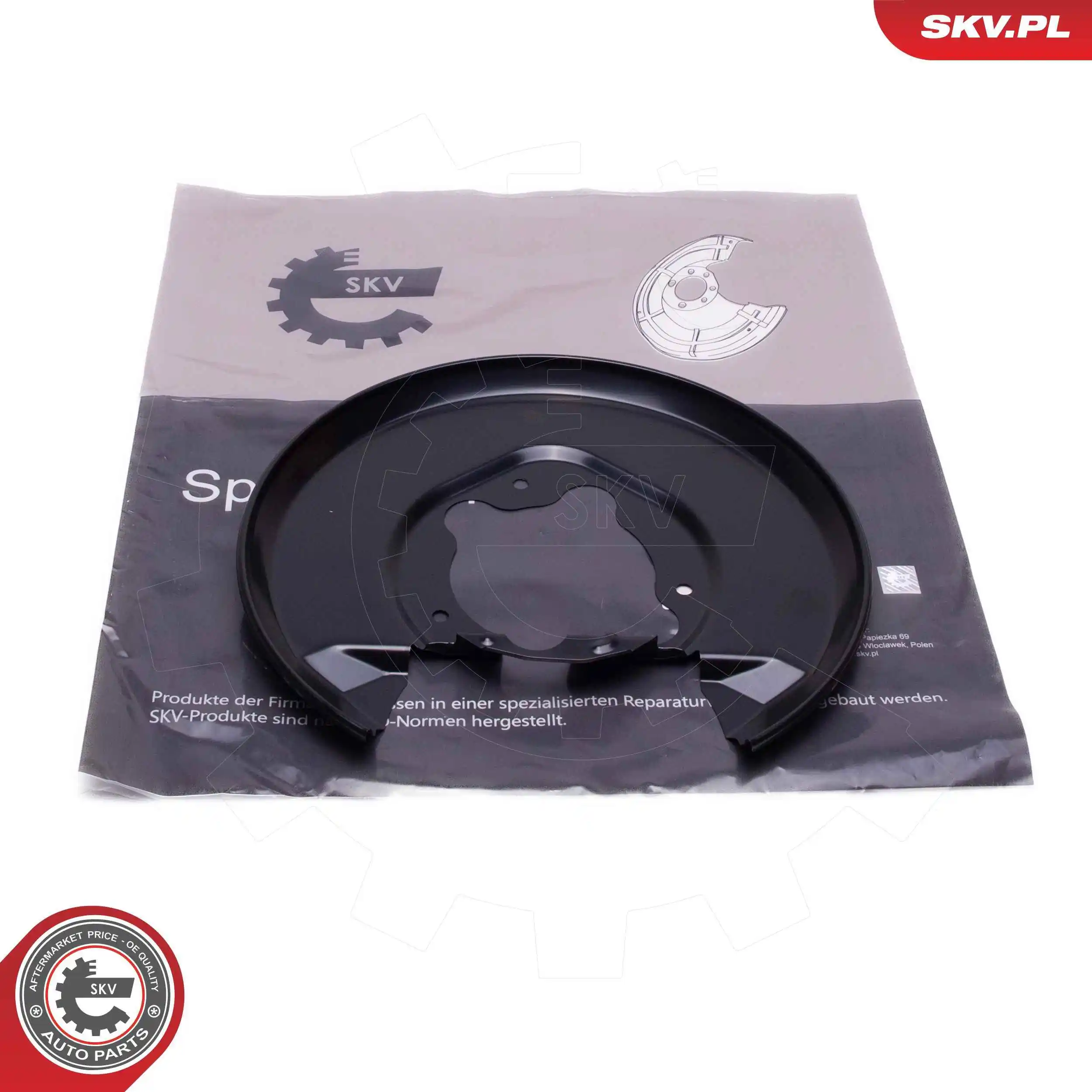 Splash Guard, brake disc